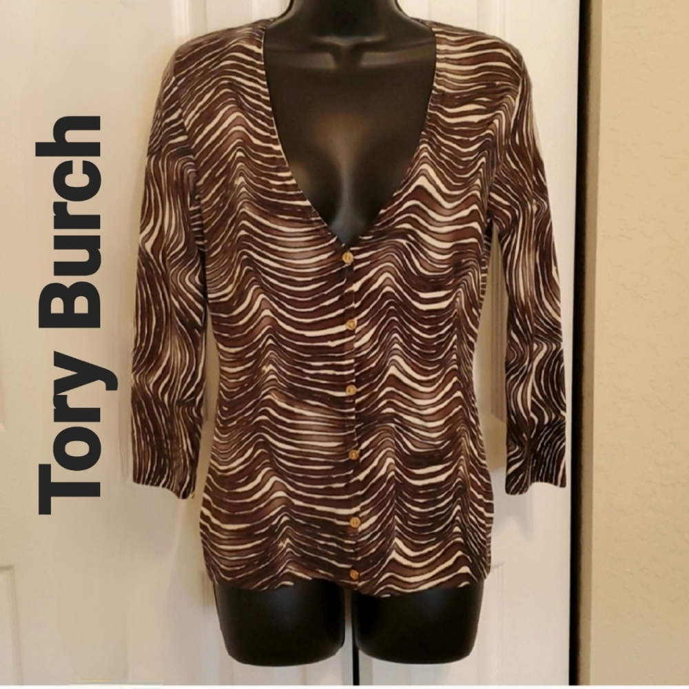 Tory Burch lightweight Merino Sweater size Small
